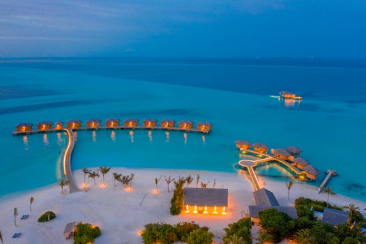 Maldives Island Resorts With Luxury Water Villas